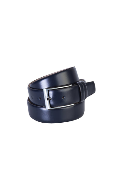 Lacivert Düz Klasık Derı Kemer