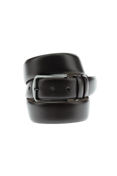 Koyu Kahve Düz Klasık Derı Kemer