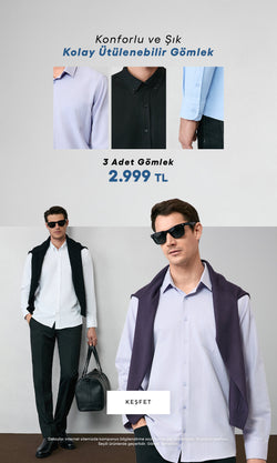 3 adet gömlek 2999 tl