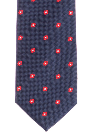 Lacivert Desenli Kravat