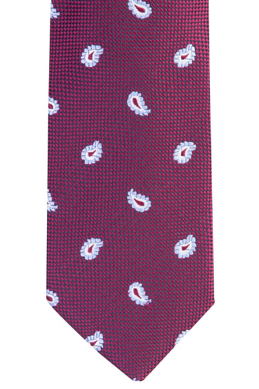 Bordo Desenli Kravat