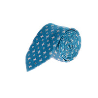 Turquoise Patterned Tie