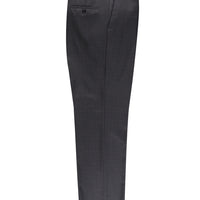 Antrasit 4 Drop Relaxed Fit Rahat Kesim Ekose Klasik Kumaş Pantolon