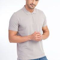 Vizon Polo Yaka Regular Fit Pamuk Tişört