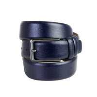 Navy Blue Patterned Belt
