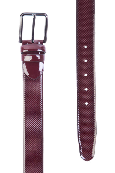 Bordo Desenli Rugan Kemer