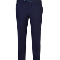 Lacivert Slim Fit Dar Kesim Likralı Klasik Kumaş Pantolon