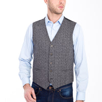 Medium Gray Classic Wool Vest