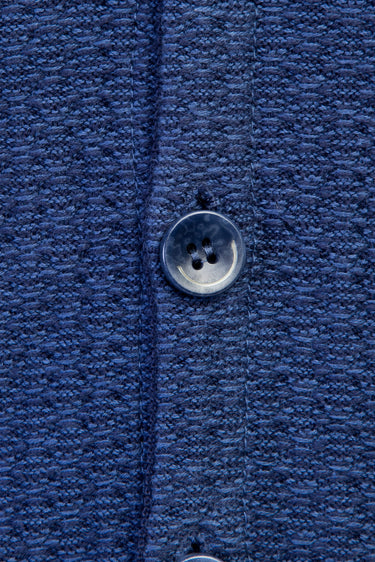 Mavi Slim Fit Dar Kesim Desenli Yelek