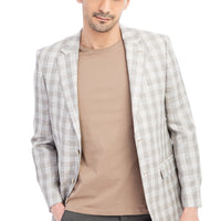 Toprak 4 Drop Relaxed Fit Rahat Kesim Ekose Ceket