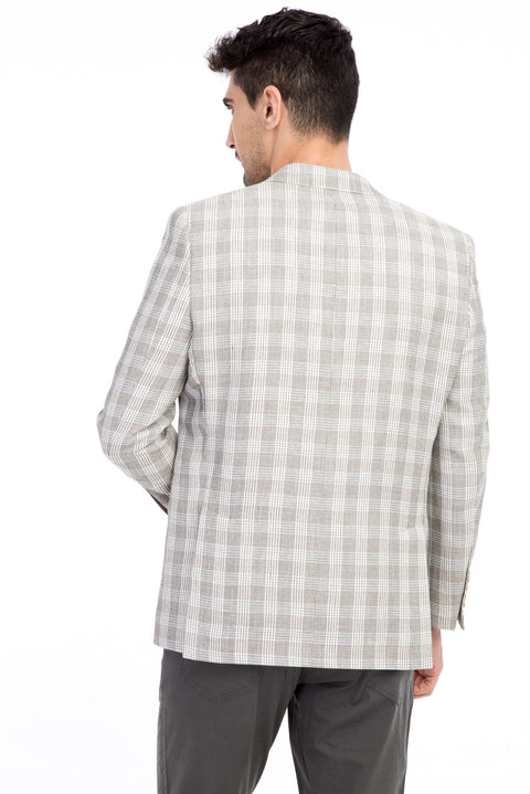 Toprak 4 Drop Relaxed Fit Rahat Kesim Ekose Ceket