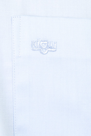 Açık Mavi Uzun Kol Non Iron Saten Klasik Gömlek