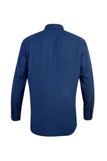 Lacivert Uzun Kol Klasik Gömlek