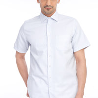 Beyaz Kısa Kol Regular Fit Gömlek