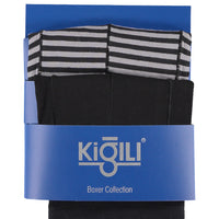 Açık Gri 2'li Çizgili Süprem Boxer Seti