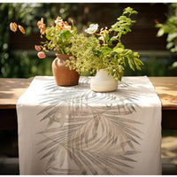 Off-White Panama Runner Tablecloth / Table Setting