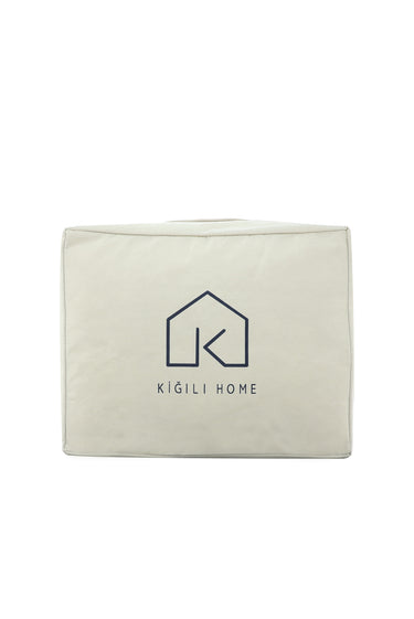 Beyaz Çift Kişilik Bambu Yorgan (195x215)