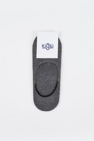 Koyu Antrasit Melanj Tekli Suba Pamuklu Çorap