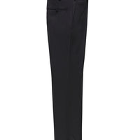 Siyah Regular Fit Yünlü Klasik Kumaş Pantolon