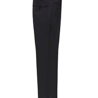 Siyah 6 Drop Regular Fit Standart Kesim Yünlü Klasik Kumaş Pantolon