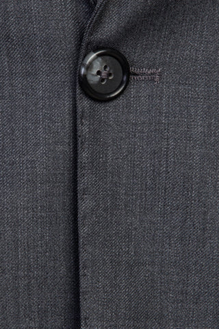 Açık Füme 7 Drop Slim Fit Dar Kesim Yünlü Takım Elbise