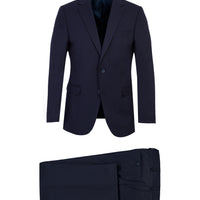 Koyu Lacivert Slim Fit Dar Kesim Takım Elbise