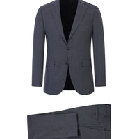 Açık Füme Slim Fit Dar Kesim Yünlü Takım Elbise