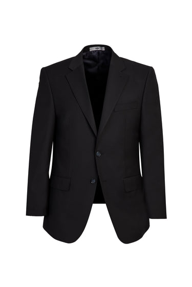 Siyah Relaxed Fit Rahat Kesim Yünlü Klasik Takım Elbise