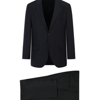 Orta Antrasit 4 Drop Relaxed Fit Rahat Kesim Yünlü Takım Elbise