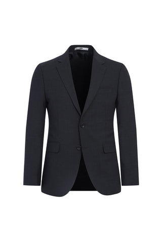 Açık Antrasit 7 Drop Slim Fit Dar Kesim Yünlü Takım Elbise