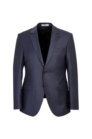 Açık Antrasit 7 Drop Slim Fit Dar Kesim Yünlü Takım Elbise