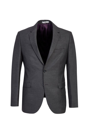 Koyu Füme Slim Fit Dar Kesim Takım Elbise