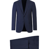 Koyu Lacivert Slim Fit Dar Kesim Takım Elbise