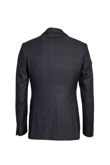 Koyu Füme Slim Fit Dar Kesim Antibakteriyel Kombinli Takım Elbise