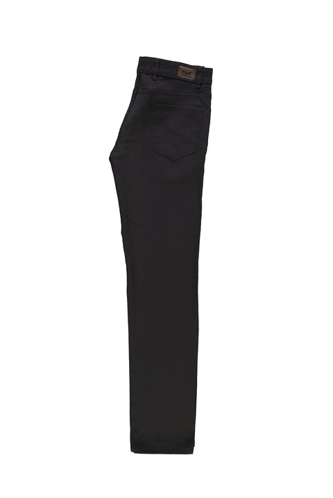 Koyu Kahve Regular Fit Standart Kesim Likralı Kanvas / Chino Pantolon