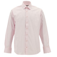 Pink Long Sleeve Classic Nano Care Water Repellent Stain Resistant 4 Seasons Cotton Shirt