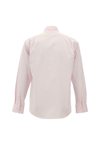 Pembe Uzun Kol Klasik Pamuk Gömlek