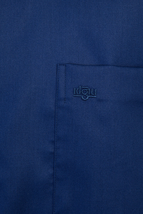 Medium Navy Long Sleeve Non Iron Classic Shirt
