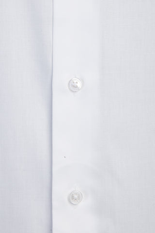 Beyaz Uzun Kol Slim Fit Dar Kesim Non Iron Gömlek