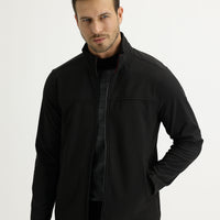 Black Seasonal Scuba Jacket