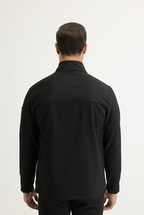 Black Seasonal Scuba Jacket