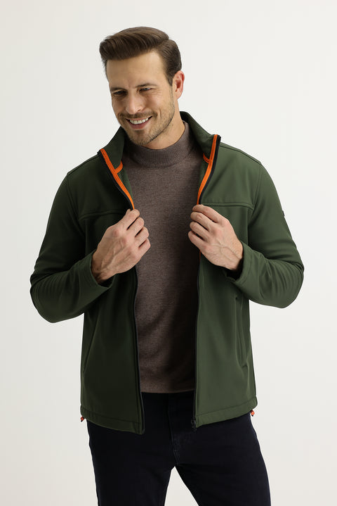 Medium Khaki Seasonal Scuba Jacket