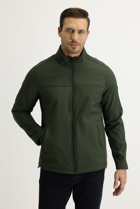 Medium Khaki Seasonal Scuba Jacket