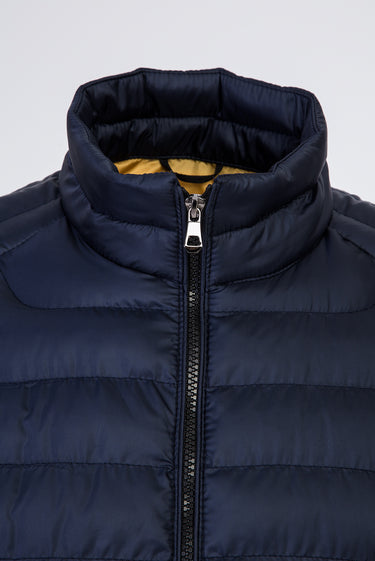 Orta Lacivert Kapitone Mont