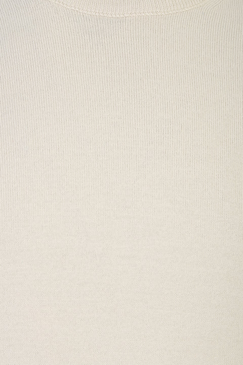 Dark Beige Semi-Turtleneck Regular Fit Knitted Sweater