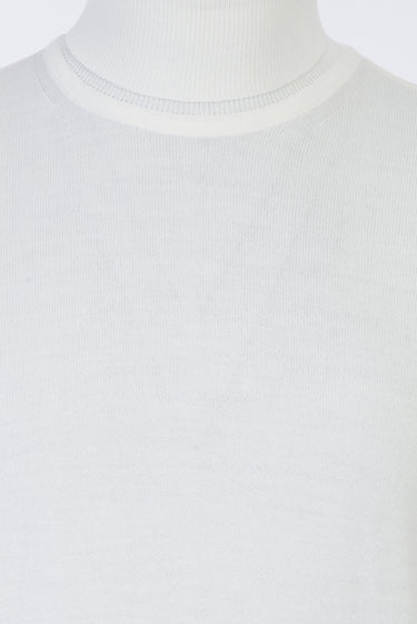 Ekru Balıkçı Yaka Regular Fit Triko Kazak
