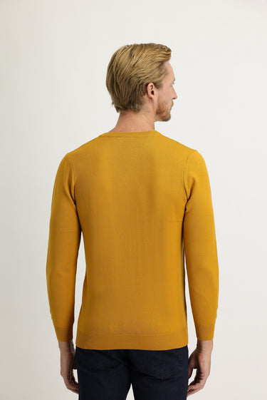 Safran V Yaka Regular Fit Triko Kazak