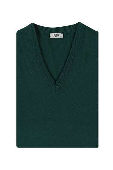 Açık Petrol V Yaka Regular Fit Triko Kazak