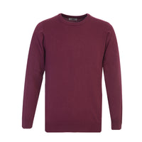 Koyu Bordo Bisiklet Yaka Regular Fit Triko Kazak