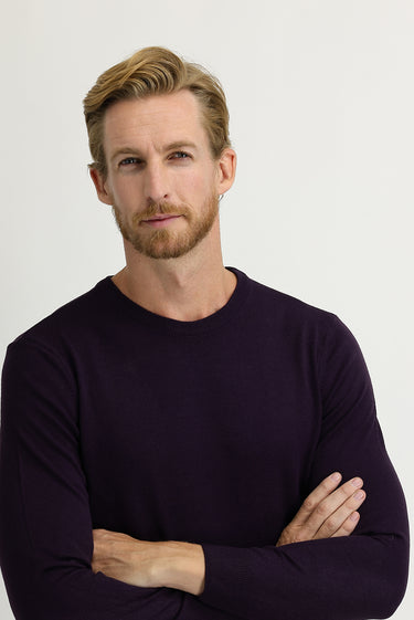 Mürdüm Bisiklet Yaka Regular Fit Triko Kazak